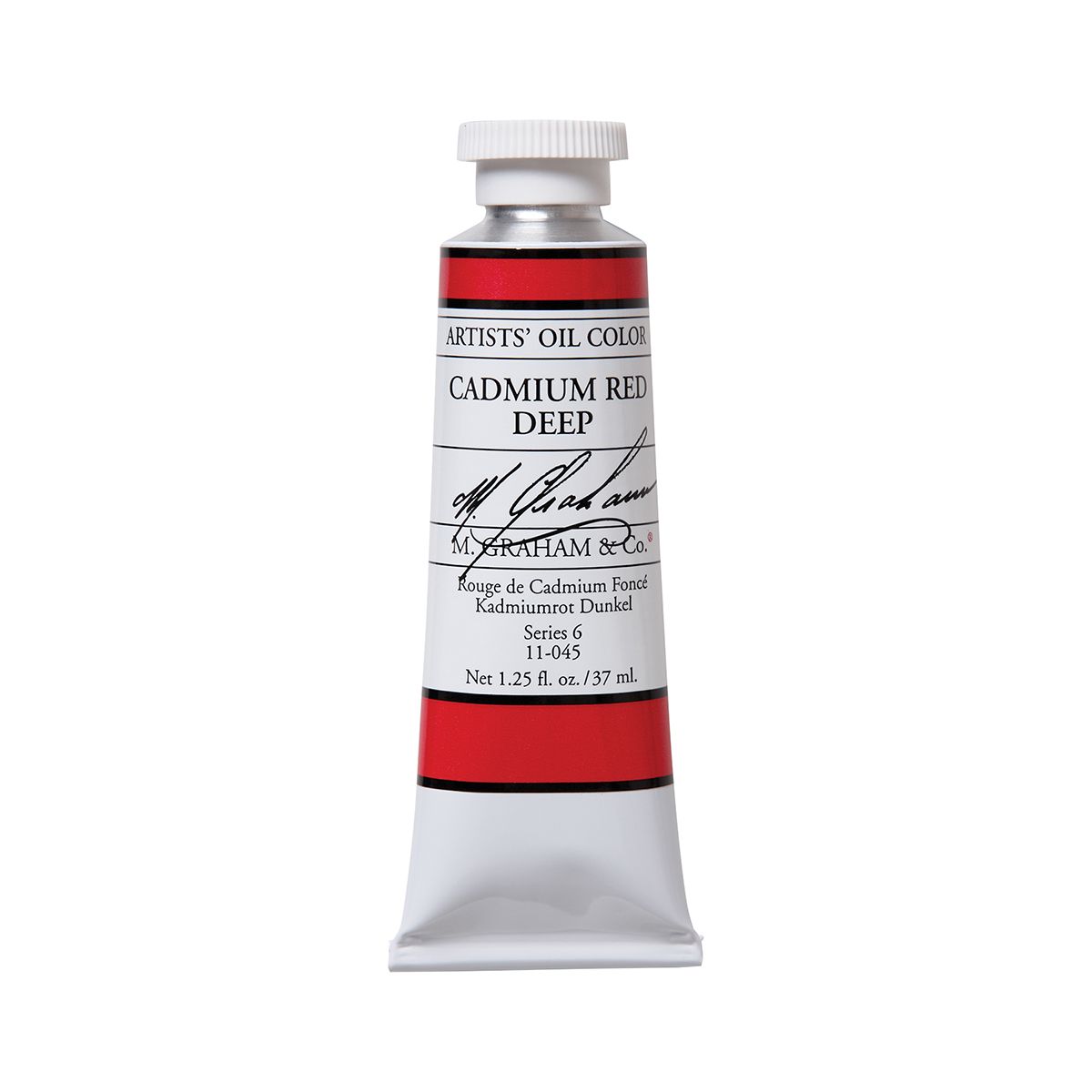 M Graham Oil Paint - Cadmium Red Deep 37 ml