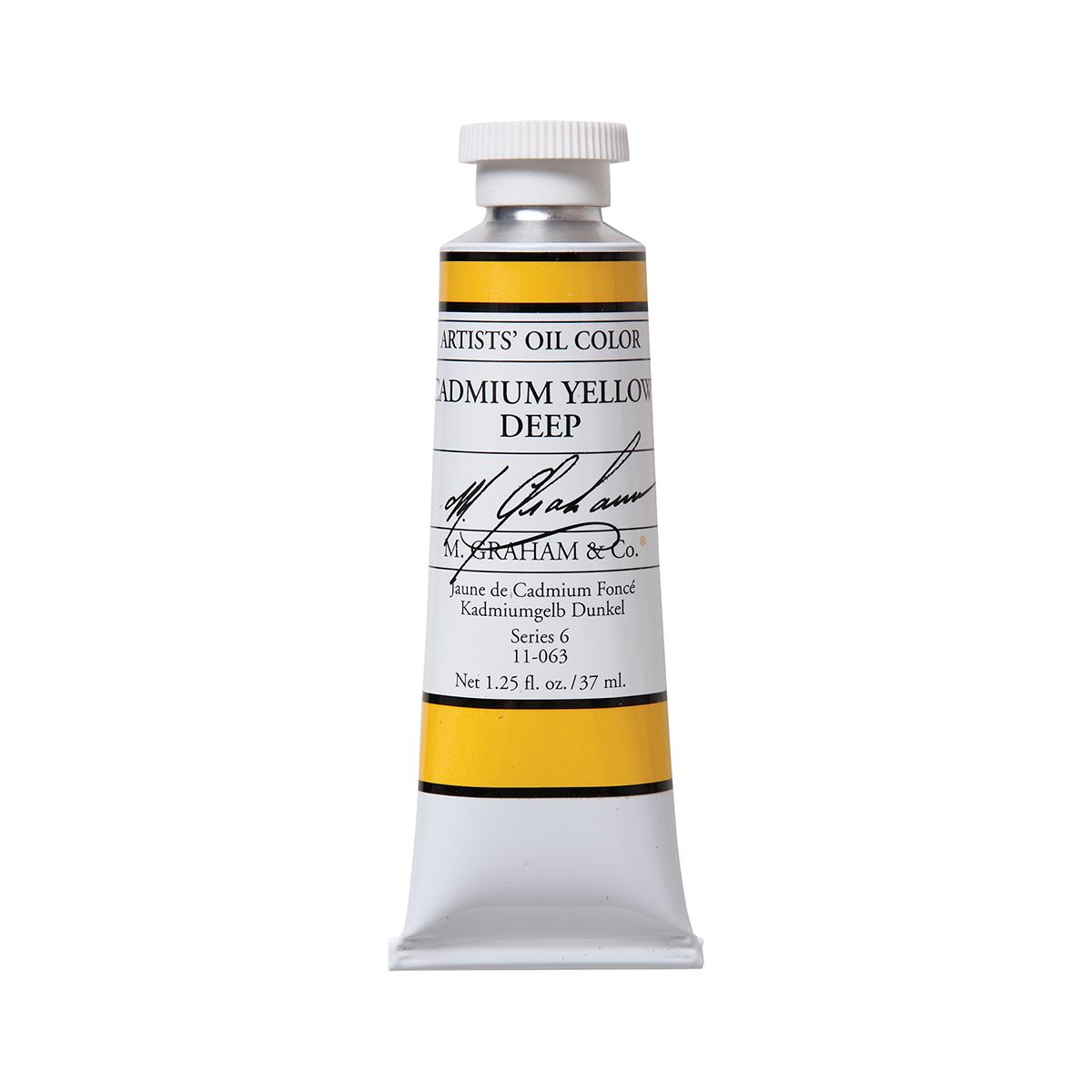 M Graham Oil Paint - Cadmium Yellow Deep 37 ml