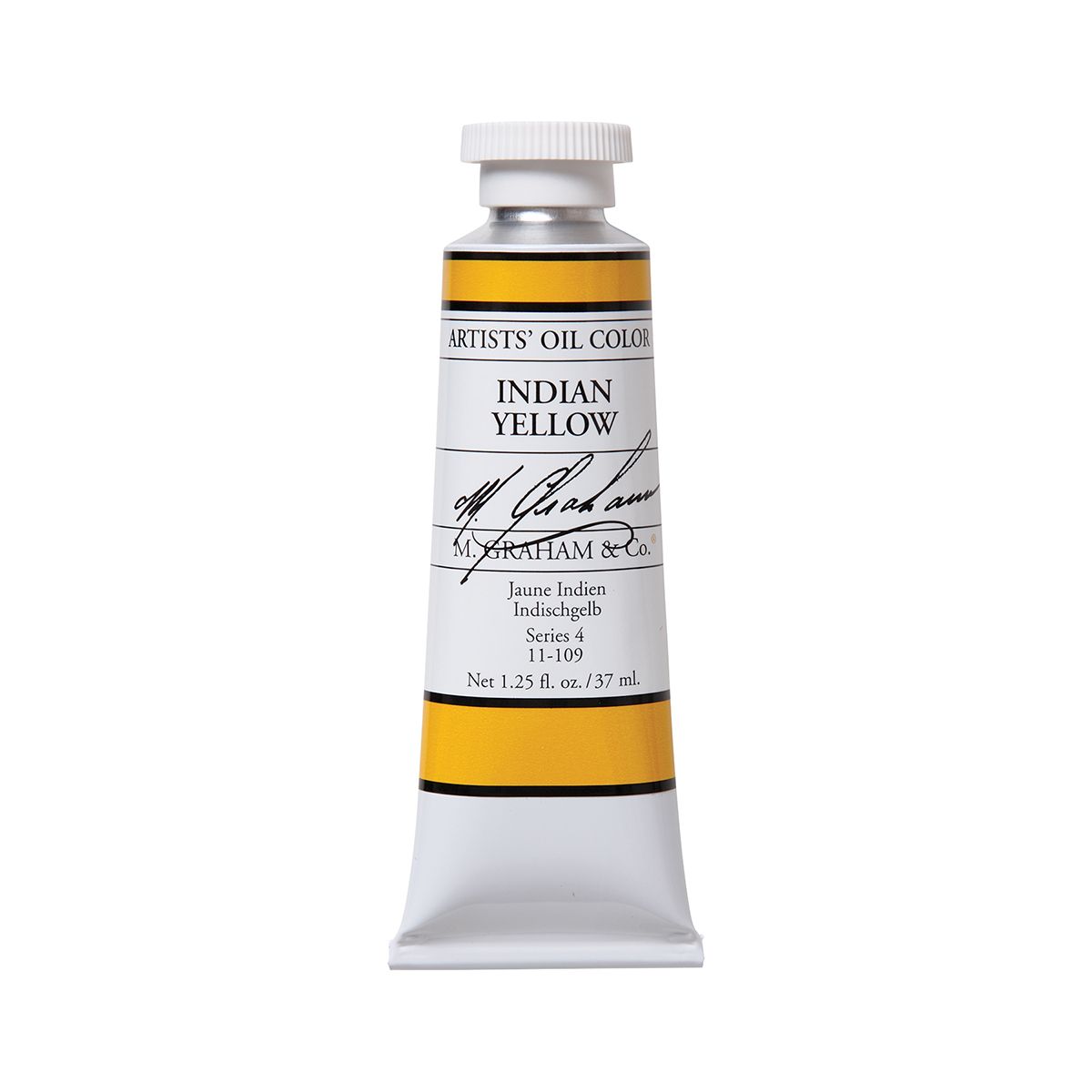 M Graham Oil Paint - Indian Yellow 37 ml