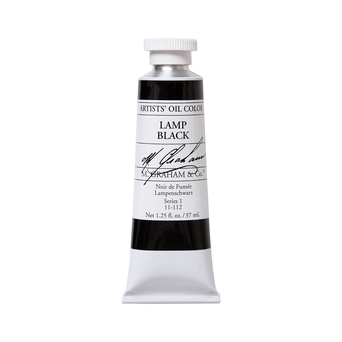 M Graham Oil Paint - Lamp Black 37 ml