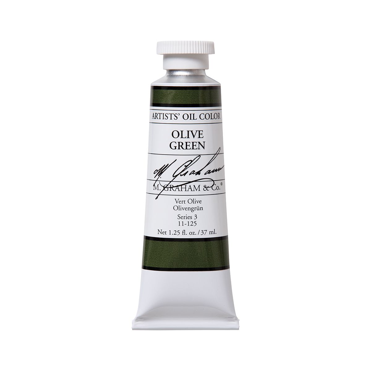 M Graham Oil Paint - Olive Green 37 ml
