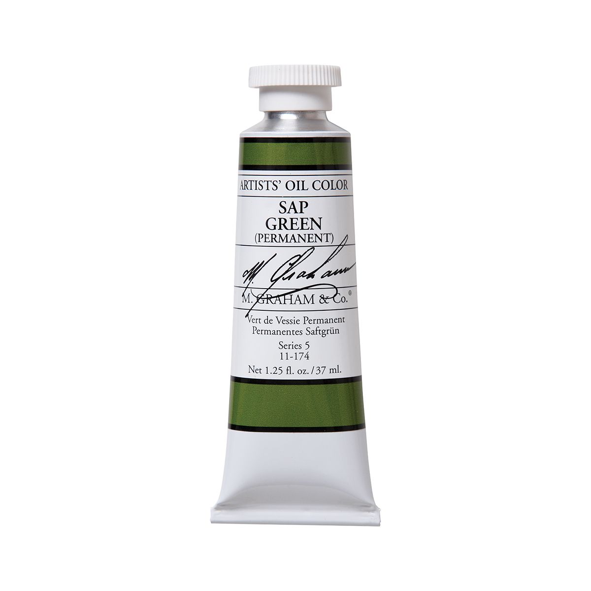 M Graham Oil Paint - Sap Green Permanent 37 ml