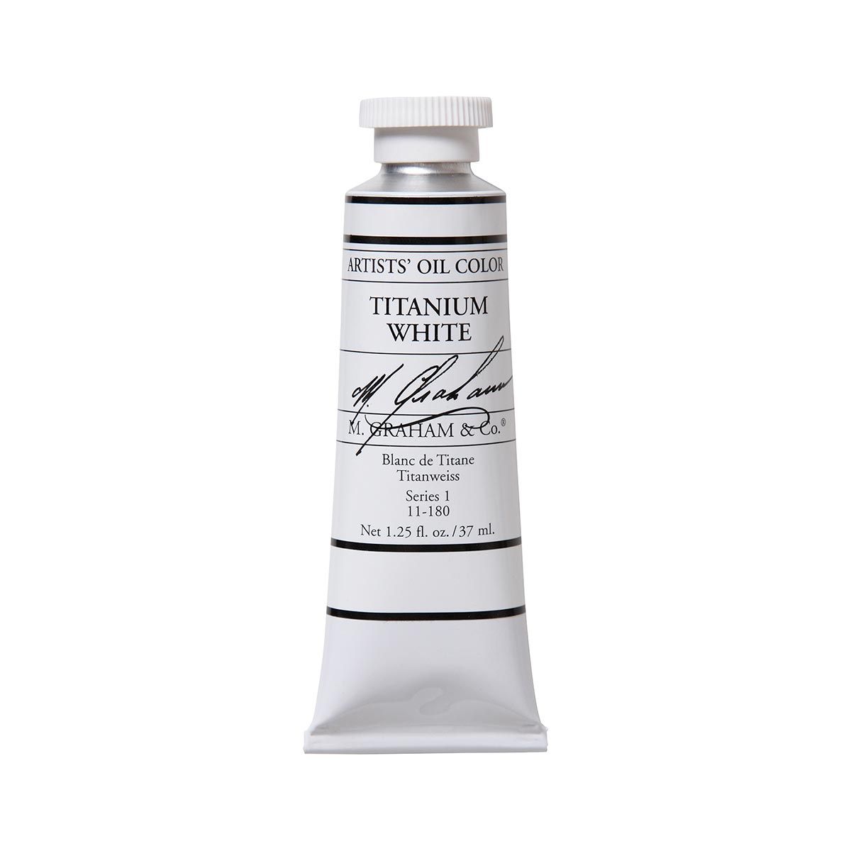 M Graham Oil Paint - Titanium White 37 ml