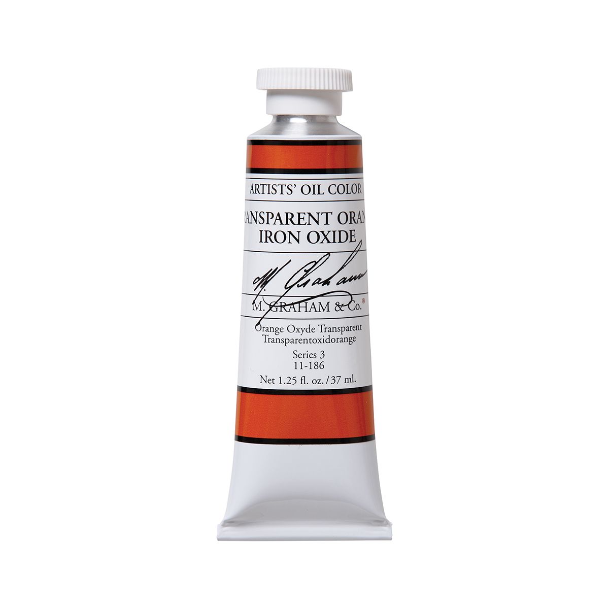 M Graham Oil Paint - Transparent Orange Iron Oxide 37 ml