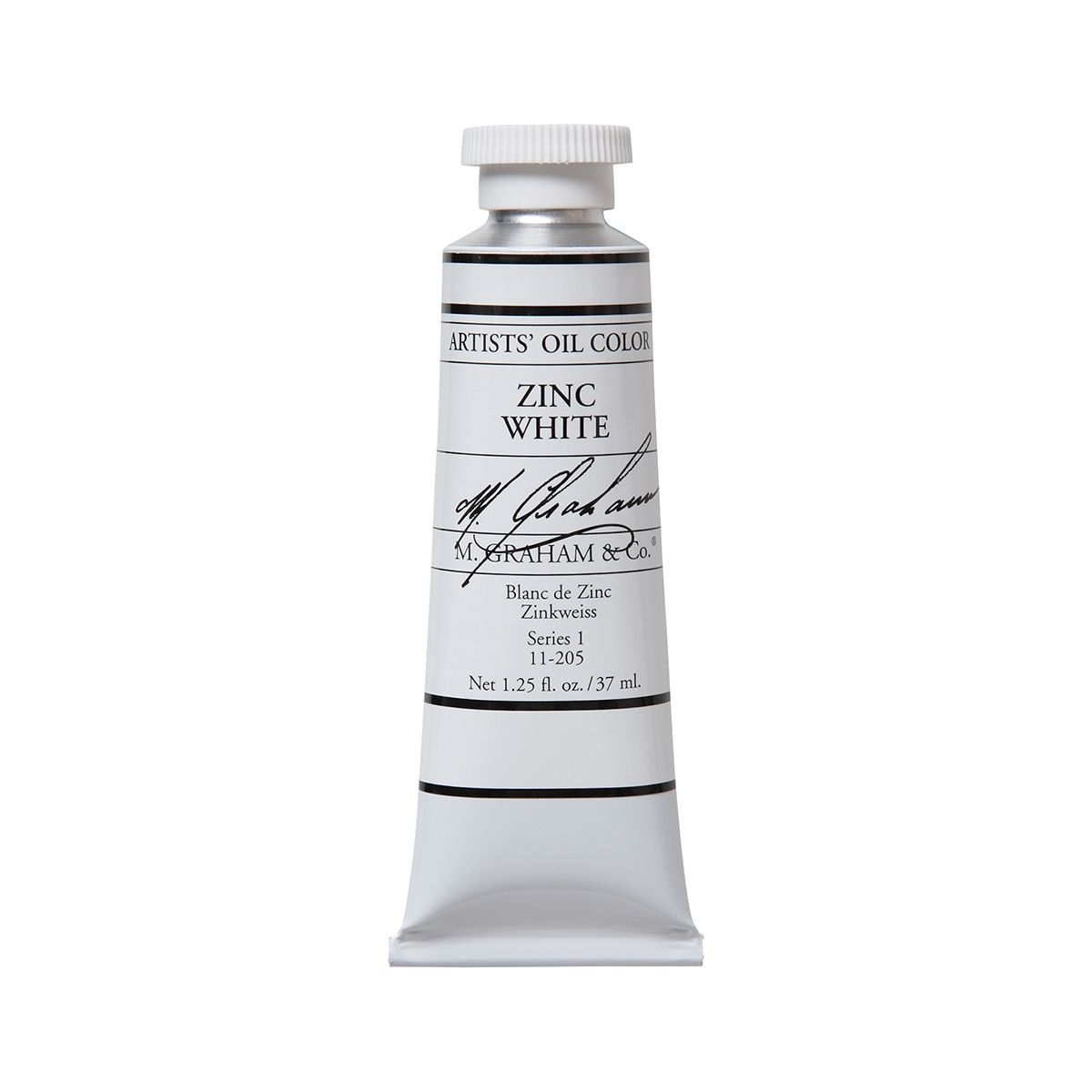 M Graham Oil Paint - Zinc White 37 ml