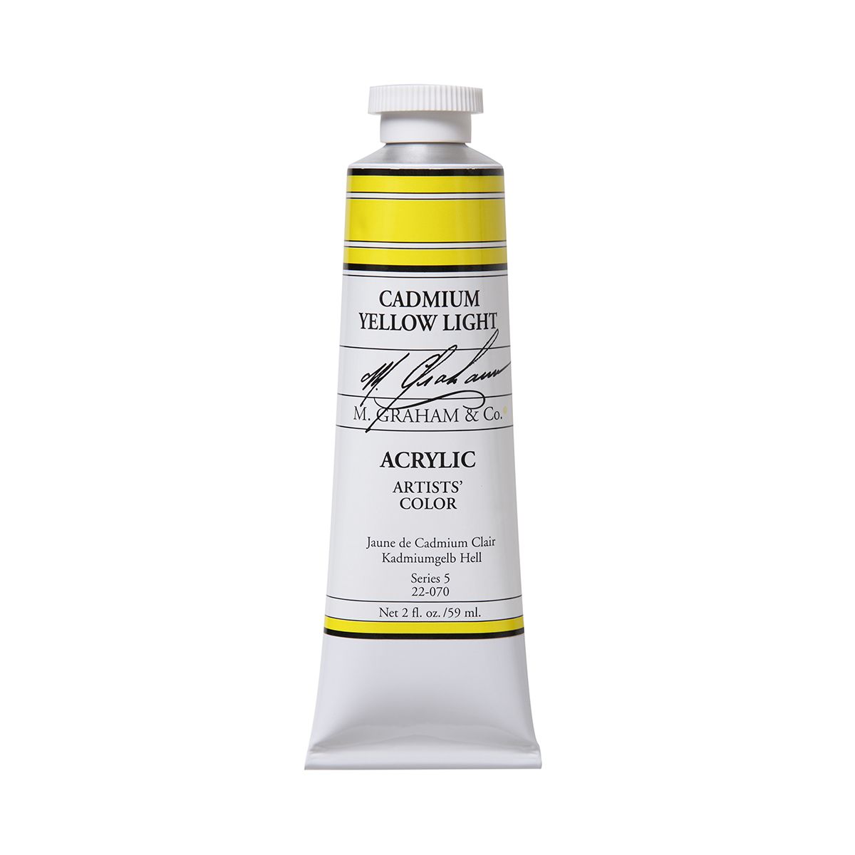 M Graham Acrylic - Cadmium Yellow Light 60 ml