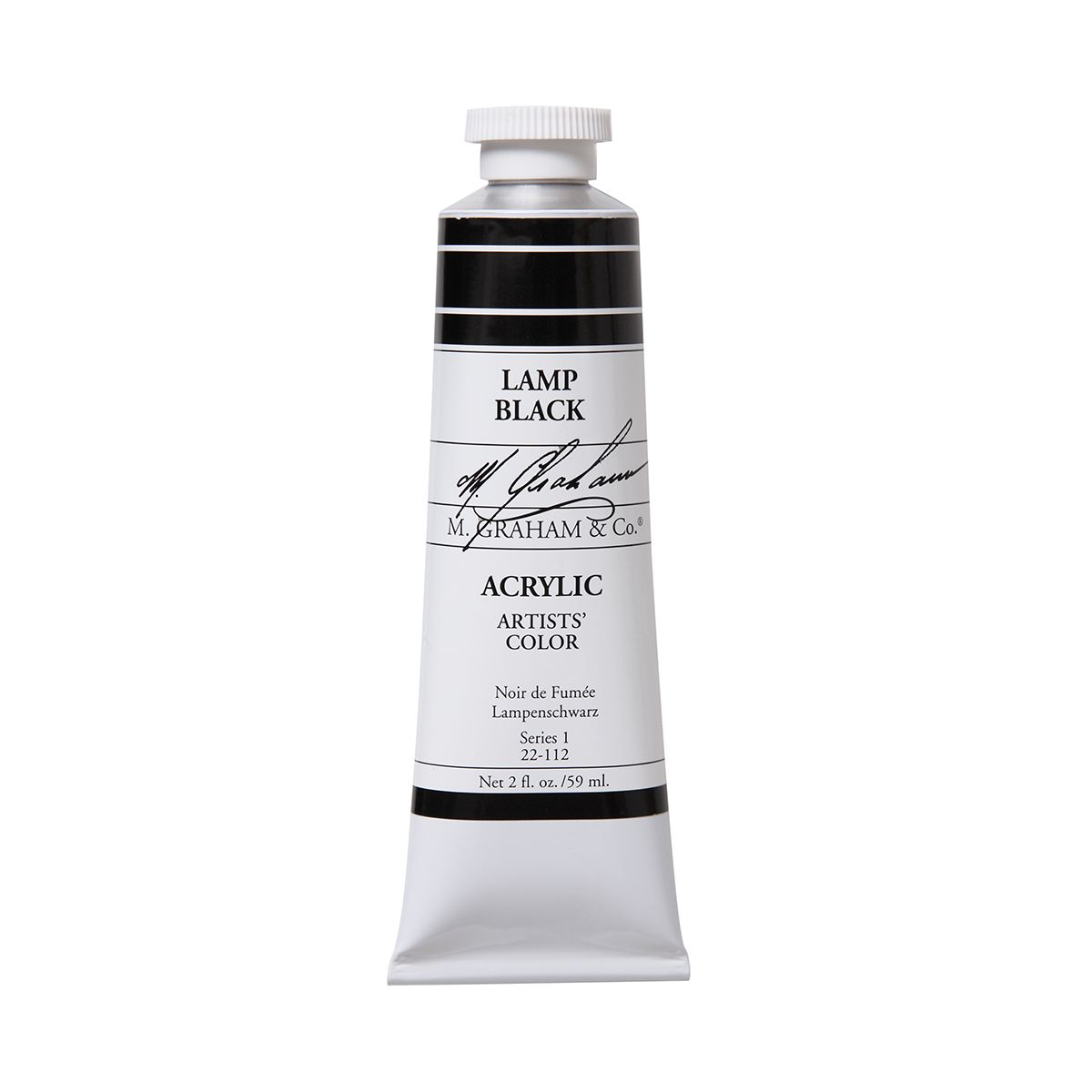 M Graham Acrylic - Lamp Black 59 ml