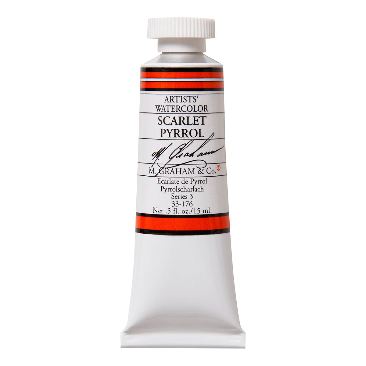 M Graham Watercolour - Scarlet (Pyrrol) 15 ml