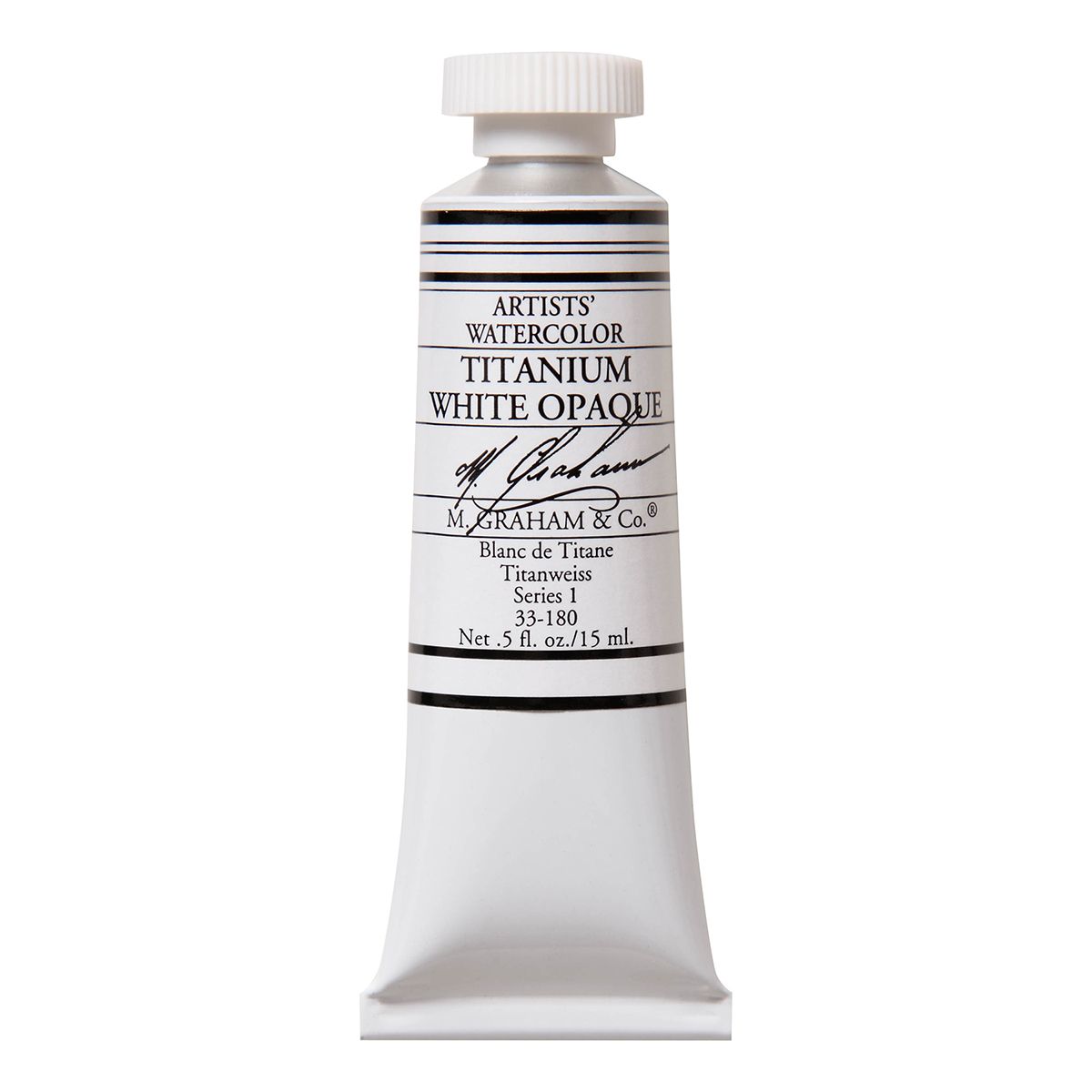 M Graham Watercolour - Titanium White 15 ml