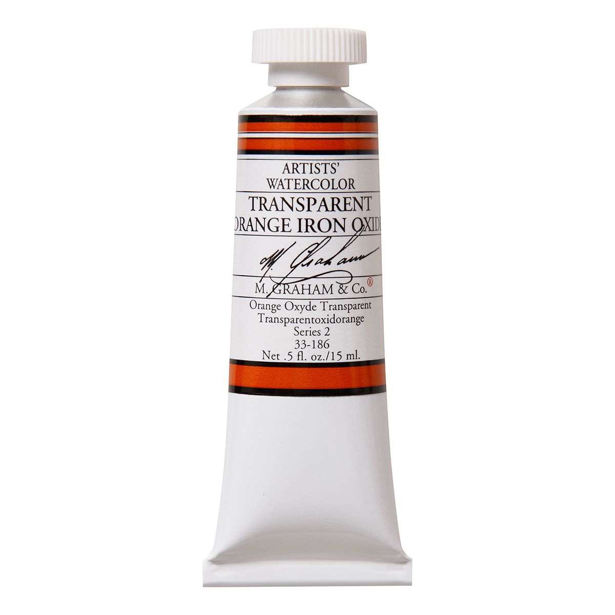 M Graham Watercolour - Transparent Orange Iron Oxide 15ml