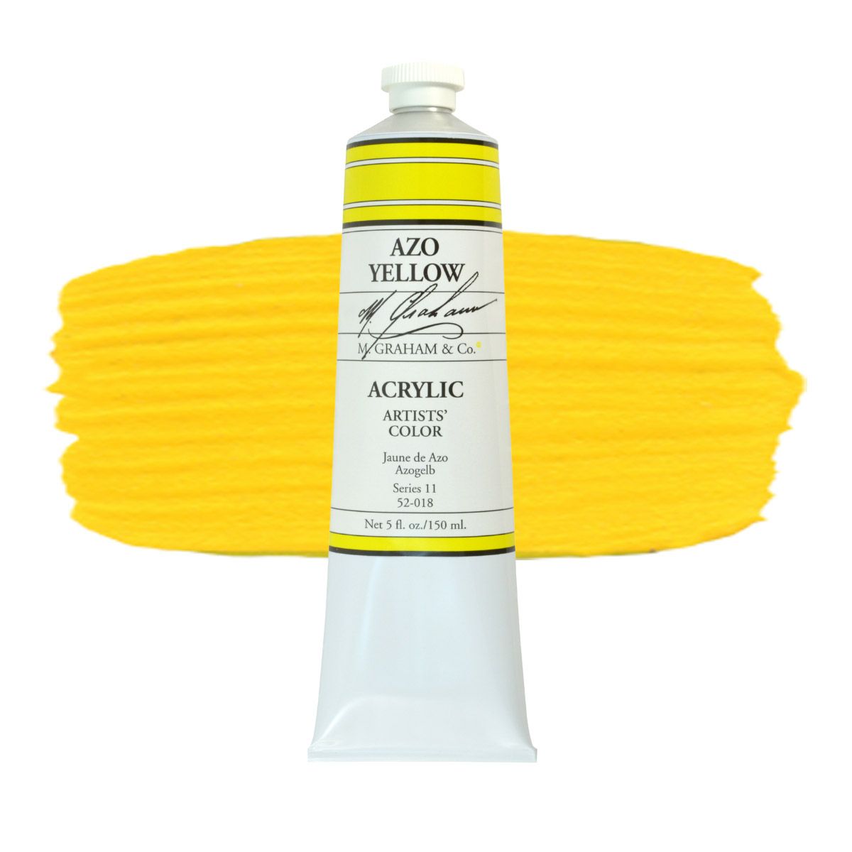 M Graham Acrylic - Azo Yellow 150 ml