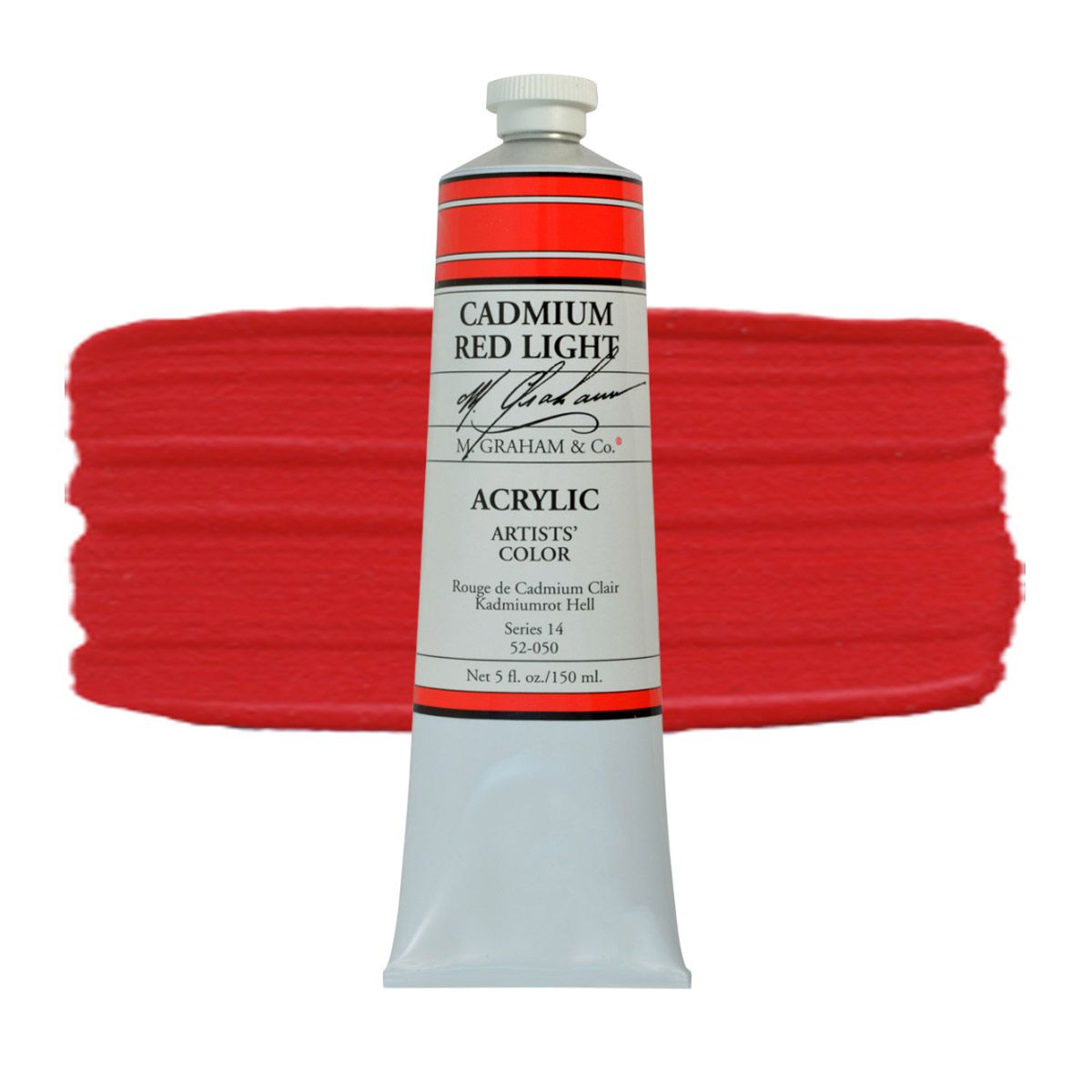 M Graham Acrylic - Cadmium Red Light 150 ml