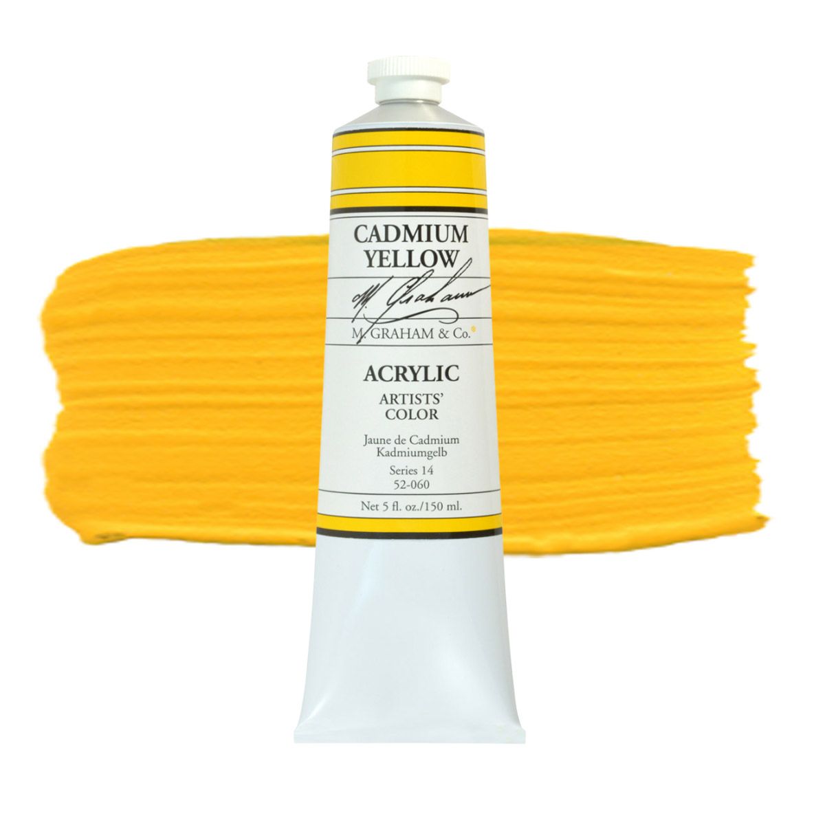 M Graham Acrylic - Cadmium Yellow 150 ml