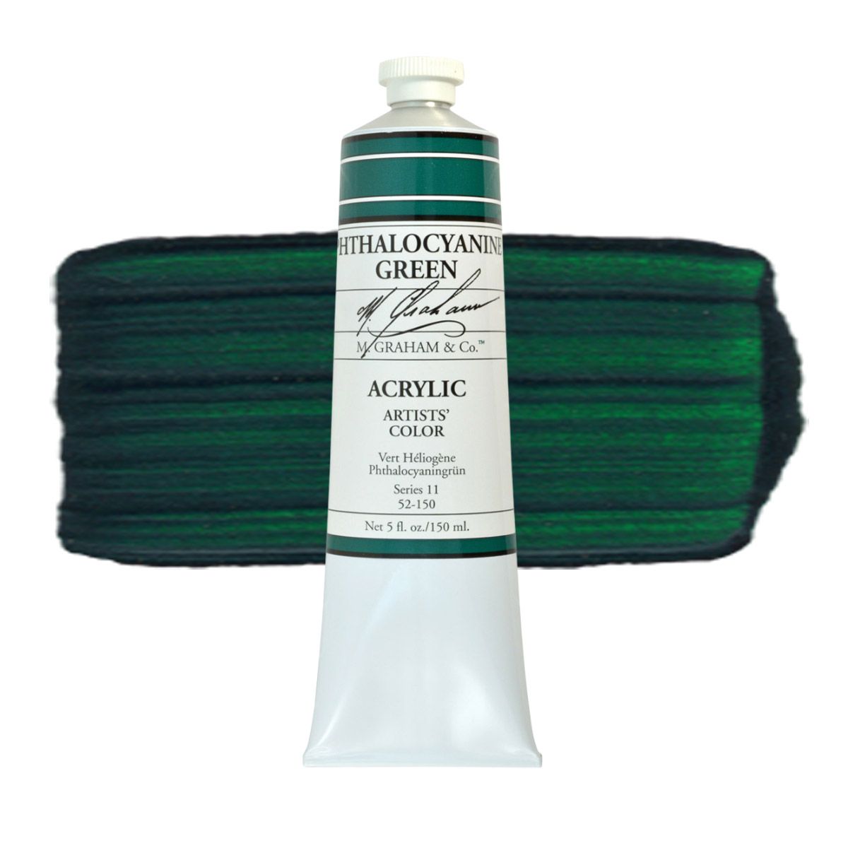 M Graham Acrylic - Phthalocyanine Green 150 ml