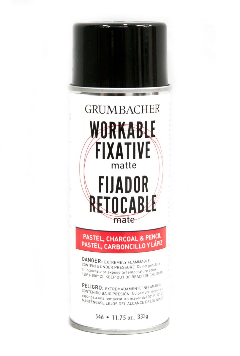 Grumbacher Workable Fixative Spray Matte, 11.75 oz.