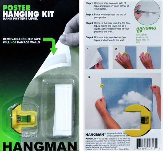 Hangman Poster Hanging Kit