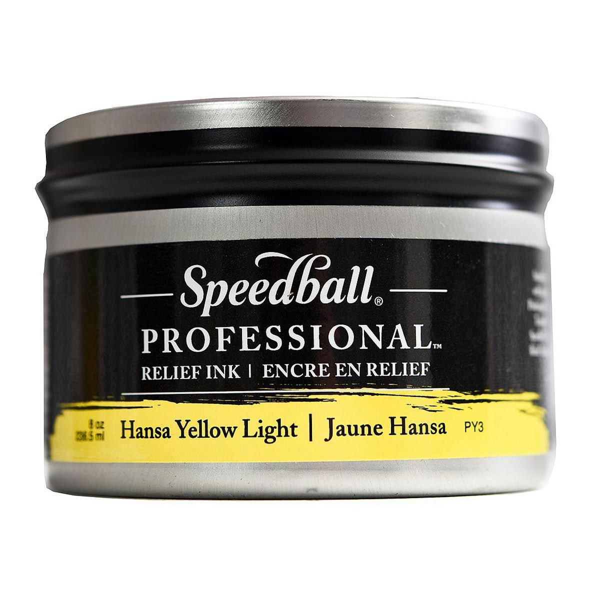 Speedball Professional Relief Ink - Hansa Yellow Light 8 oz