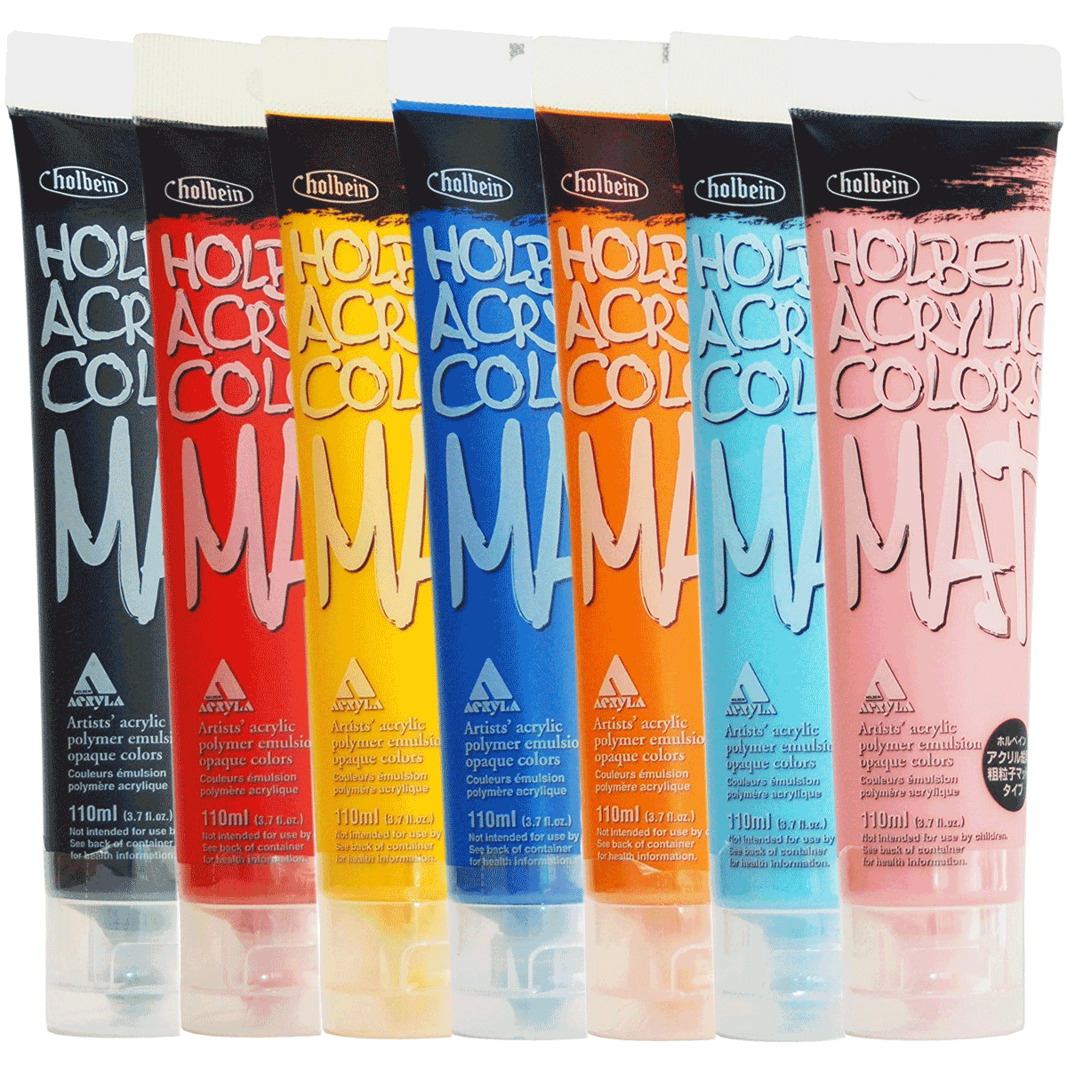Holbein Mat Acrylic Individual Paint Colours