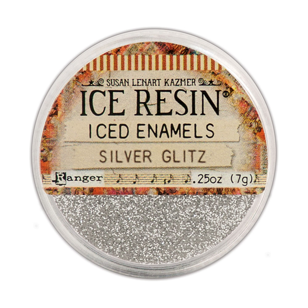 ICE Resin, Iced Enamels Silver Glitz
