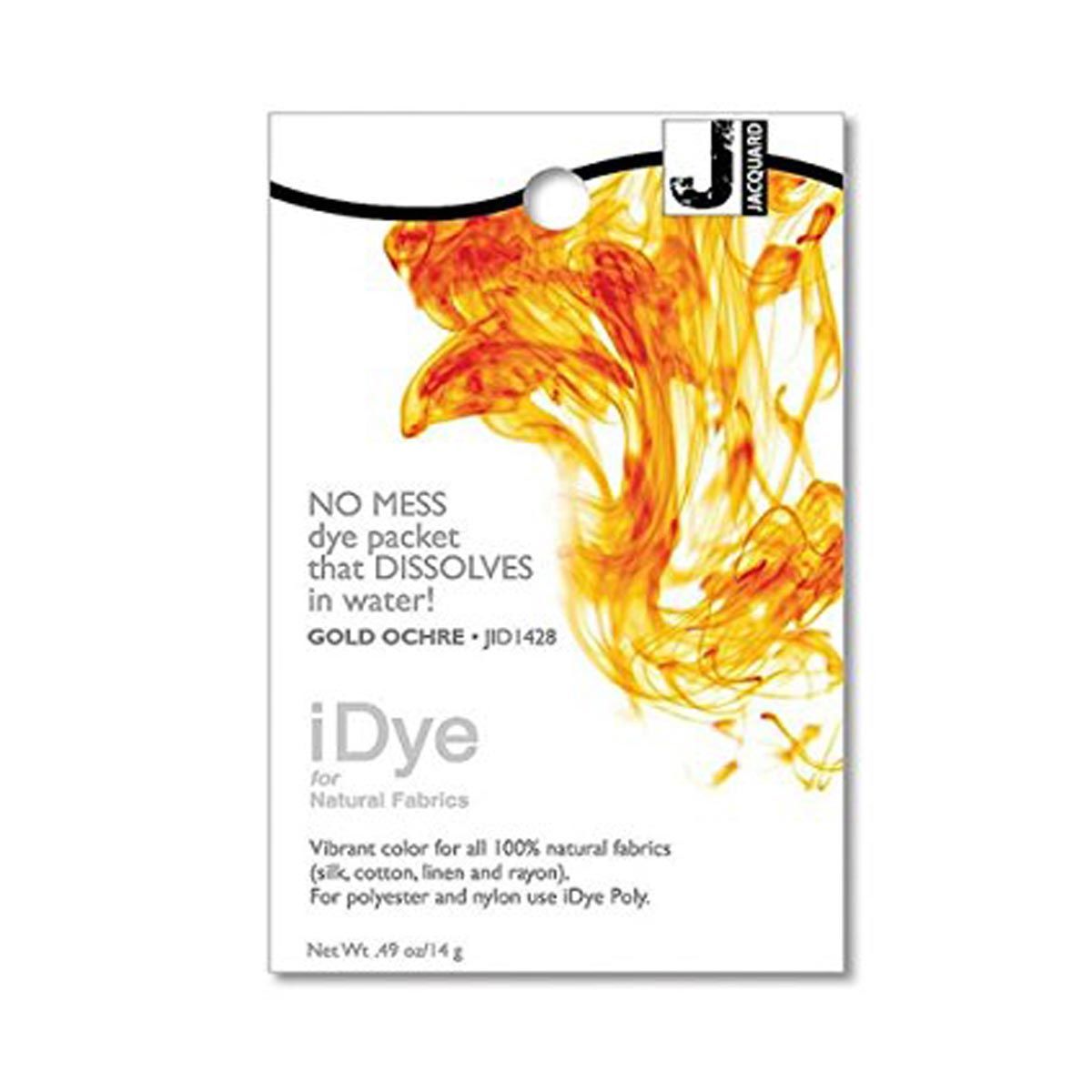 Jacquard iDye Natural Fiber Fabric Dye - Gold Ochre 14g
