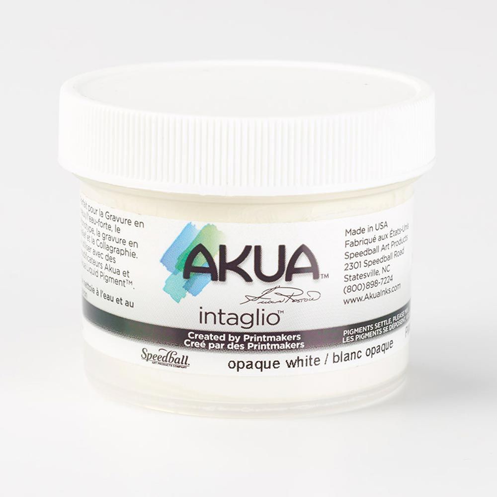 Akua Intaglio Ink - Opaque White 59ml (2oz)