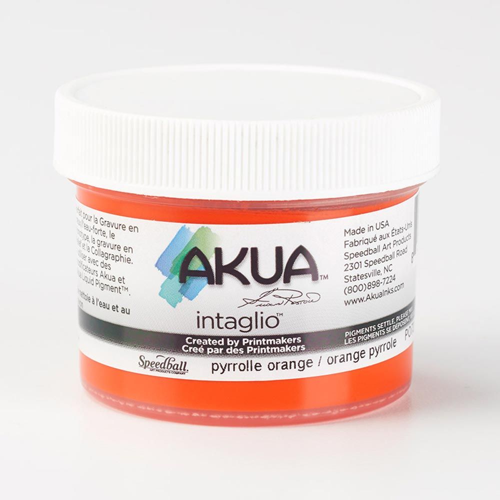 Akua Intaglio Ink - Pyrrole Orange 59ml (2oz)