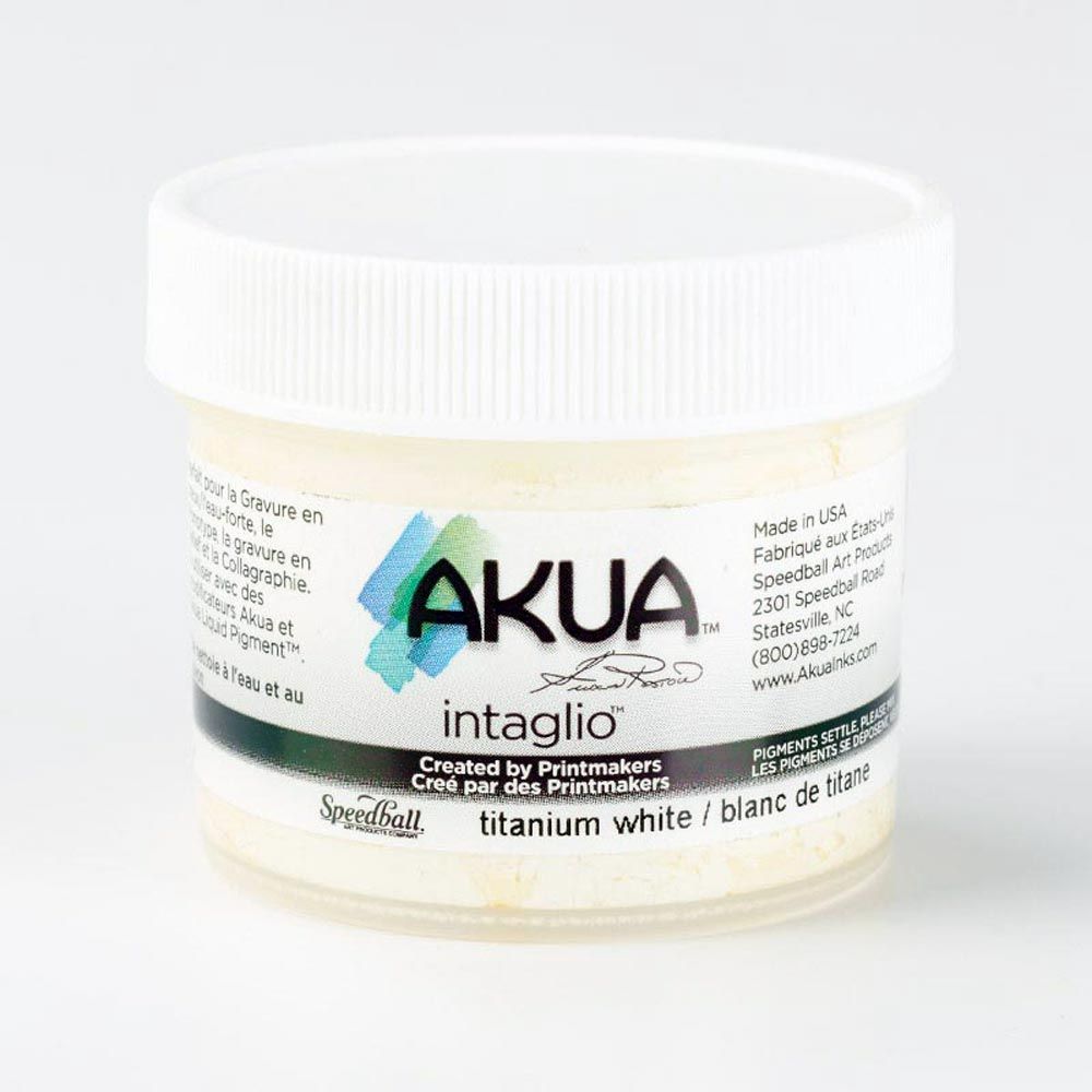Akua Intaglio Ink - Titanium White 59ml (2oz)
