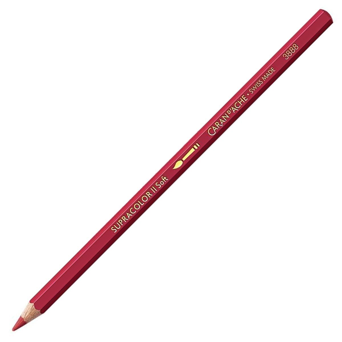 Caran d'Ache Supracolor ll Soft Aquarelle Pencil - Indian Red 075