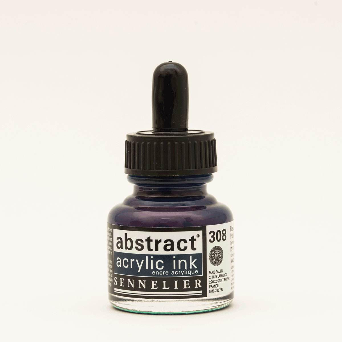 Abstract Acrylic Ink Indigo Blue 30 ml