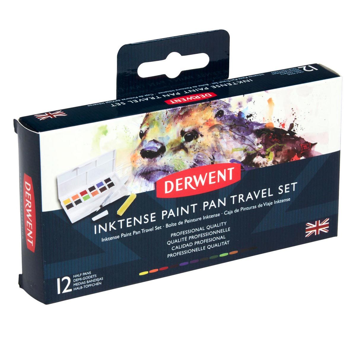 Derwent Inktense Paint 12 Pan Travel Set