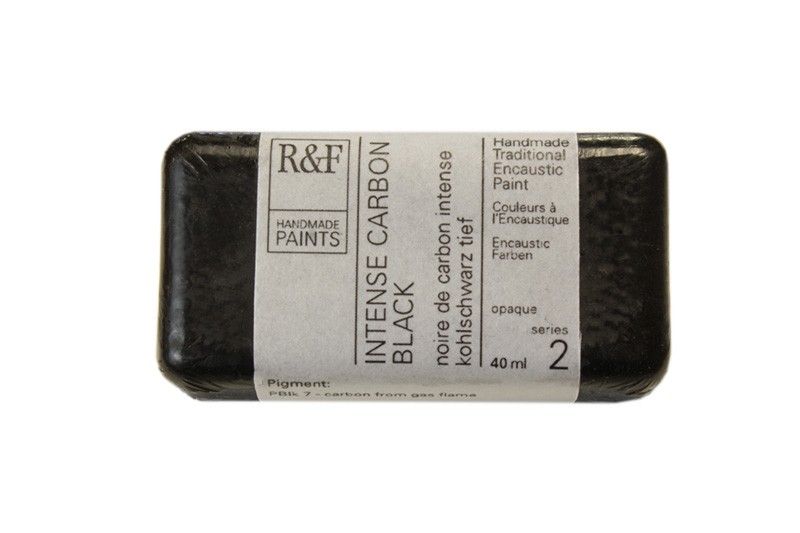 R&F Encaustic Block, Intense Carbon Black 40ml