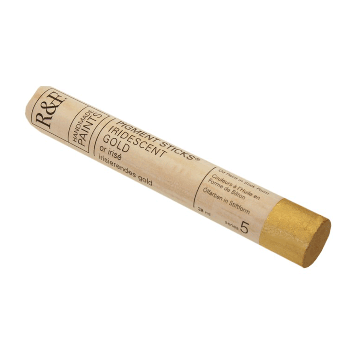 R&F Oil Pigment Stick, Iridescent Gold 38ml (1.3oz)
