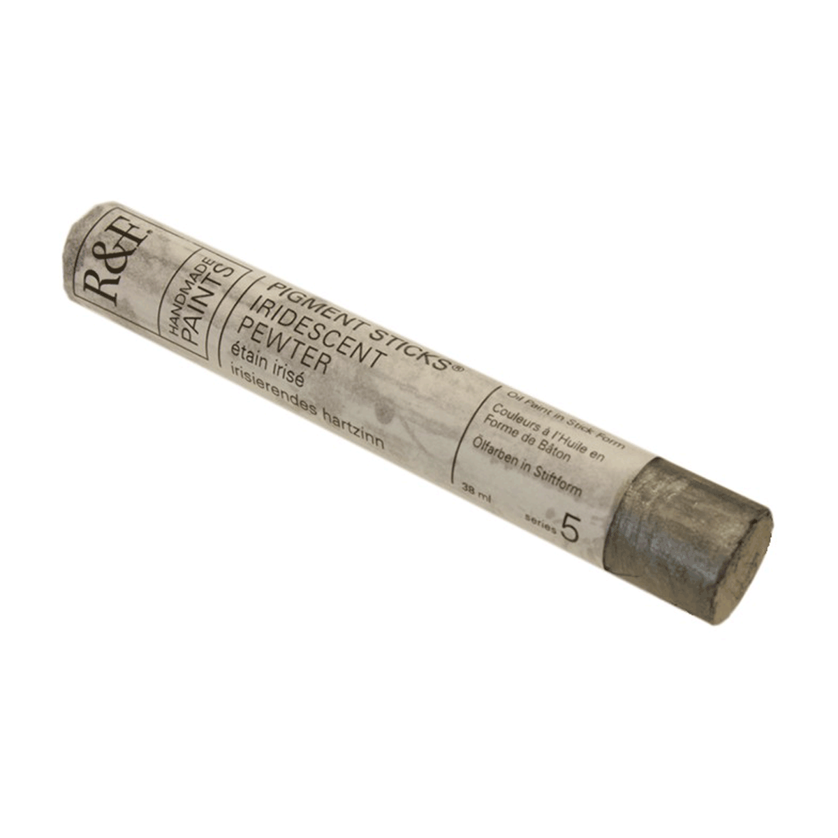 R&F Oil Pigment Stick, Iridescent Pewter 38ml (1.3oz)