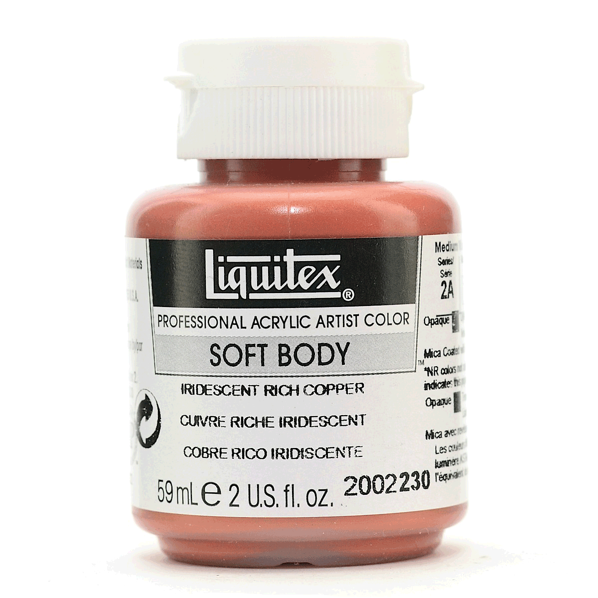 Liquitex Acrylic Soft Body - Iridescent Rich Copper 2-oz