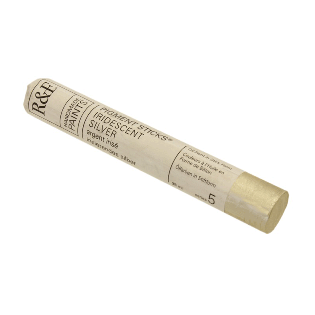 R&F Oil Pigment Stick, Iridescent Silver 38ml