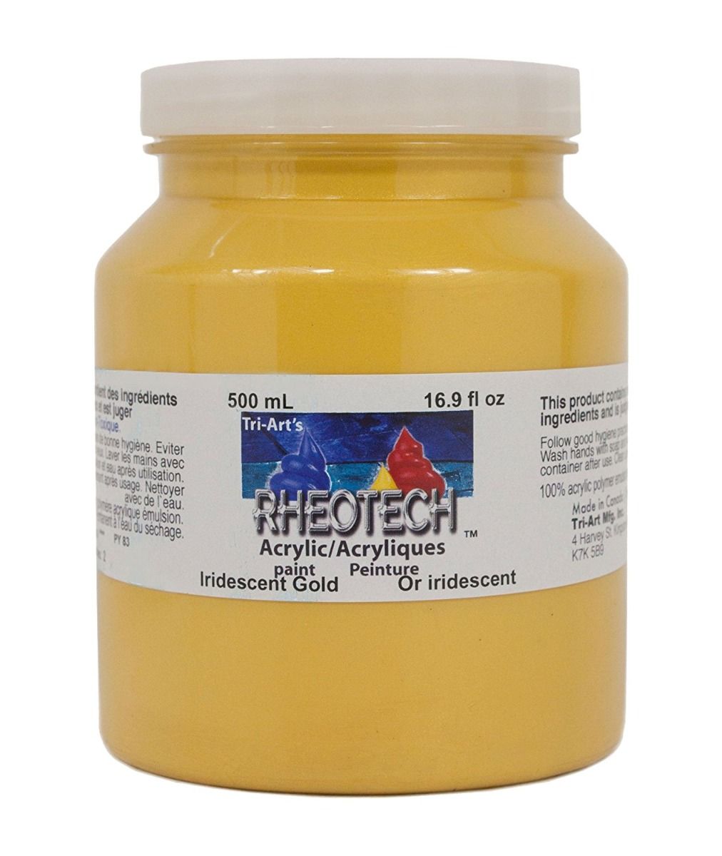 Rheotech Acrylic Iridescent Gold 500 ml Jar