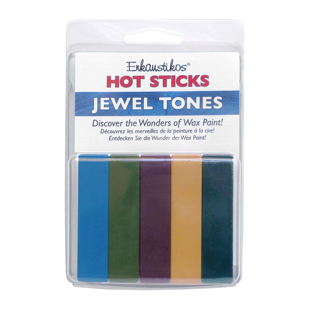Enkaustikos Jewel Tones Hot Sticks Set of 5