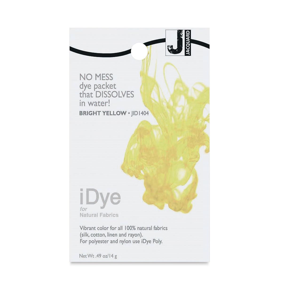 Jacquard iDye Natural Fiber Fabric Dye – Bright Yellow 14g