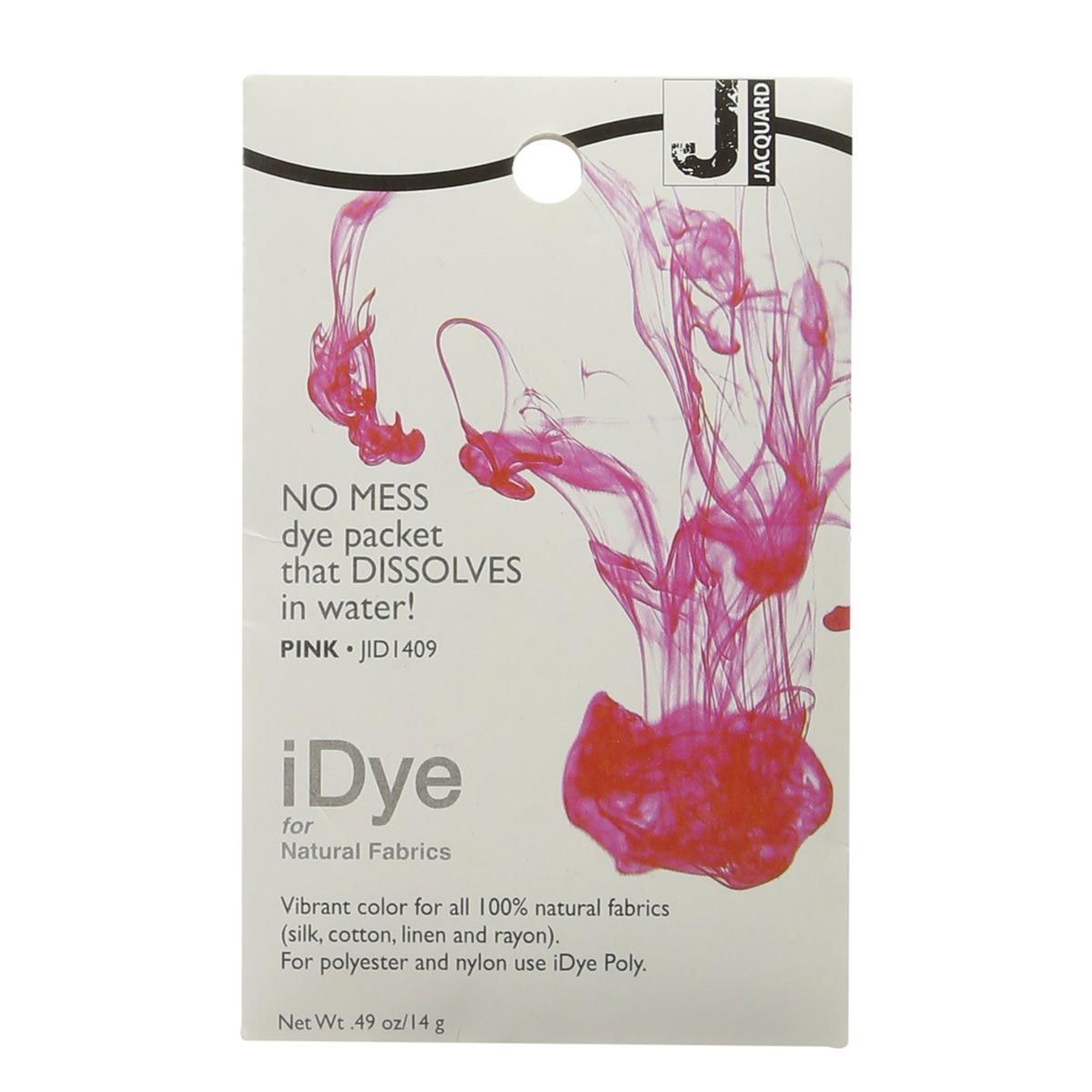 Jacquard iDye Natural Fiber Fabric Dye – Pink 14g