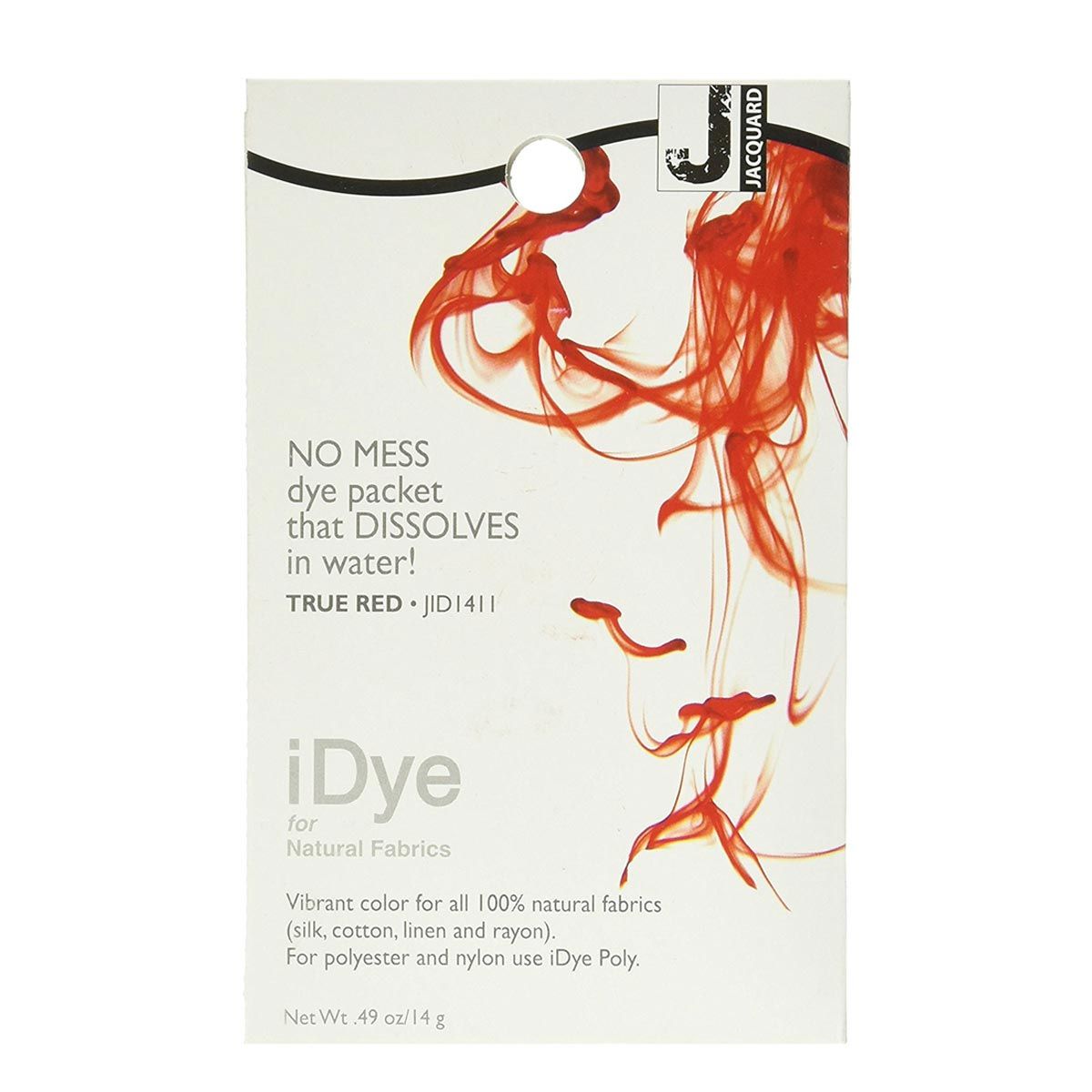 Jacquard iDye Natural Fiber Fabric Dye – True Red 14g