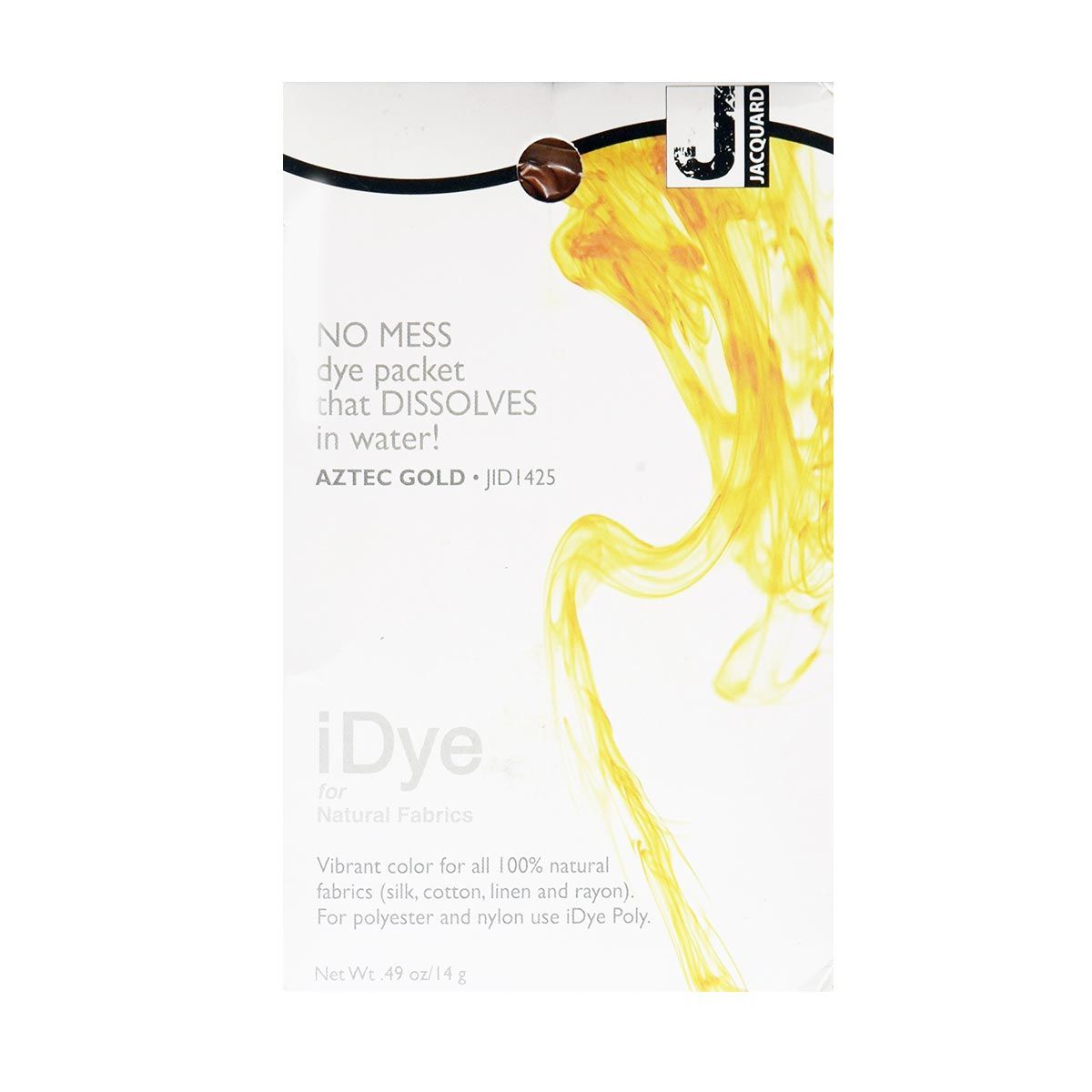 Jacquard iDye Natural Fiber Fabric Dye – Aztec Gold 14g