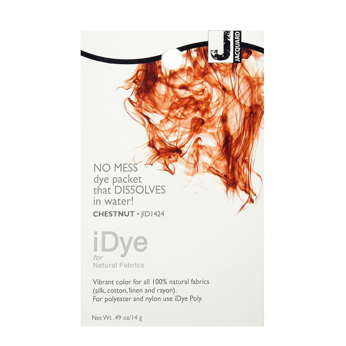 Jacquard iDye Natural Fiber Fabric Dye – Chestnut 14g