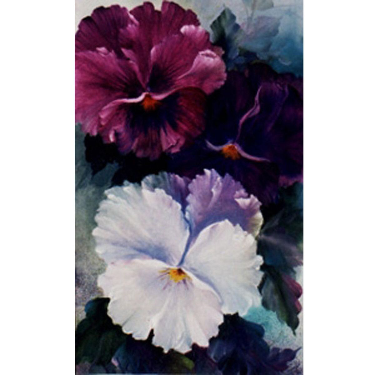 Bob Ross How To Pattern Packet - Large Pansies