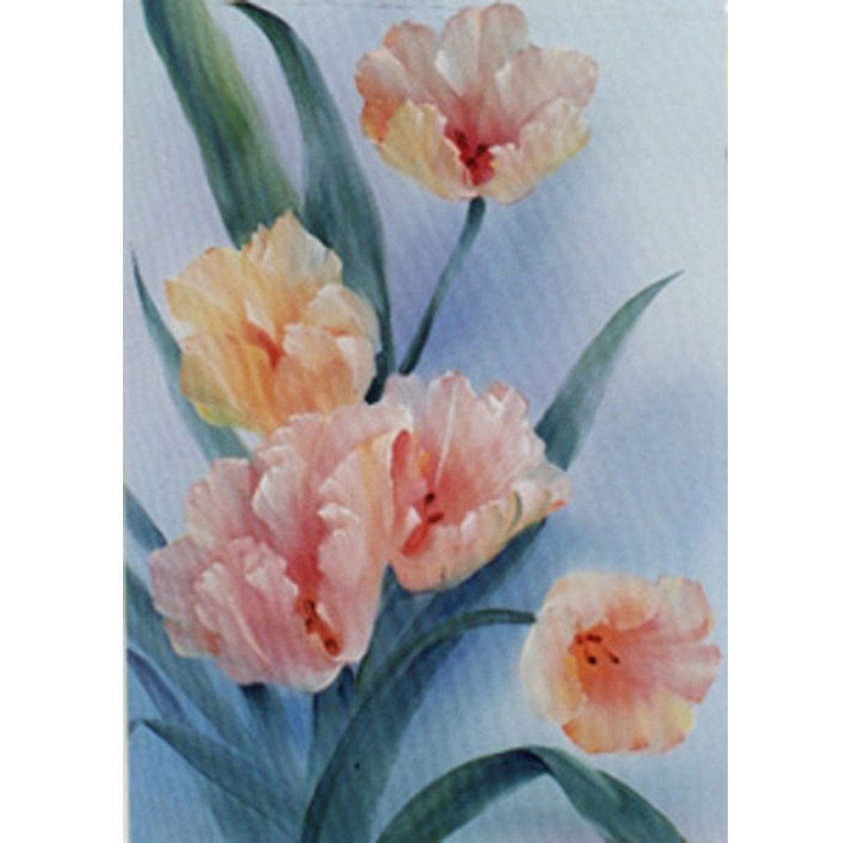 Bob Ross How To Pattern Packet - Peachy Tulips
