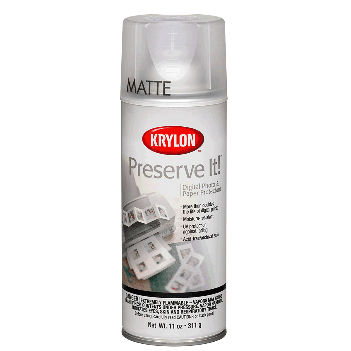 Krylon Matte Preserve It Paper Protectant, 11 oz