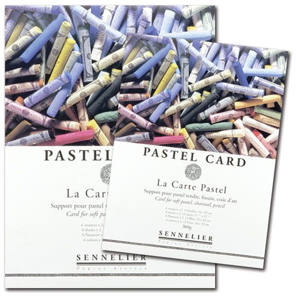 Sennelier La Carte Pastel Paper Pads 12 Sheets (6 Colours) - 369 g (170-lb)