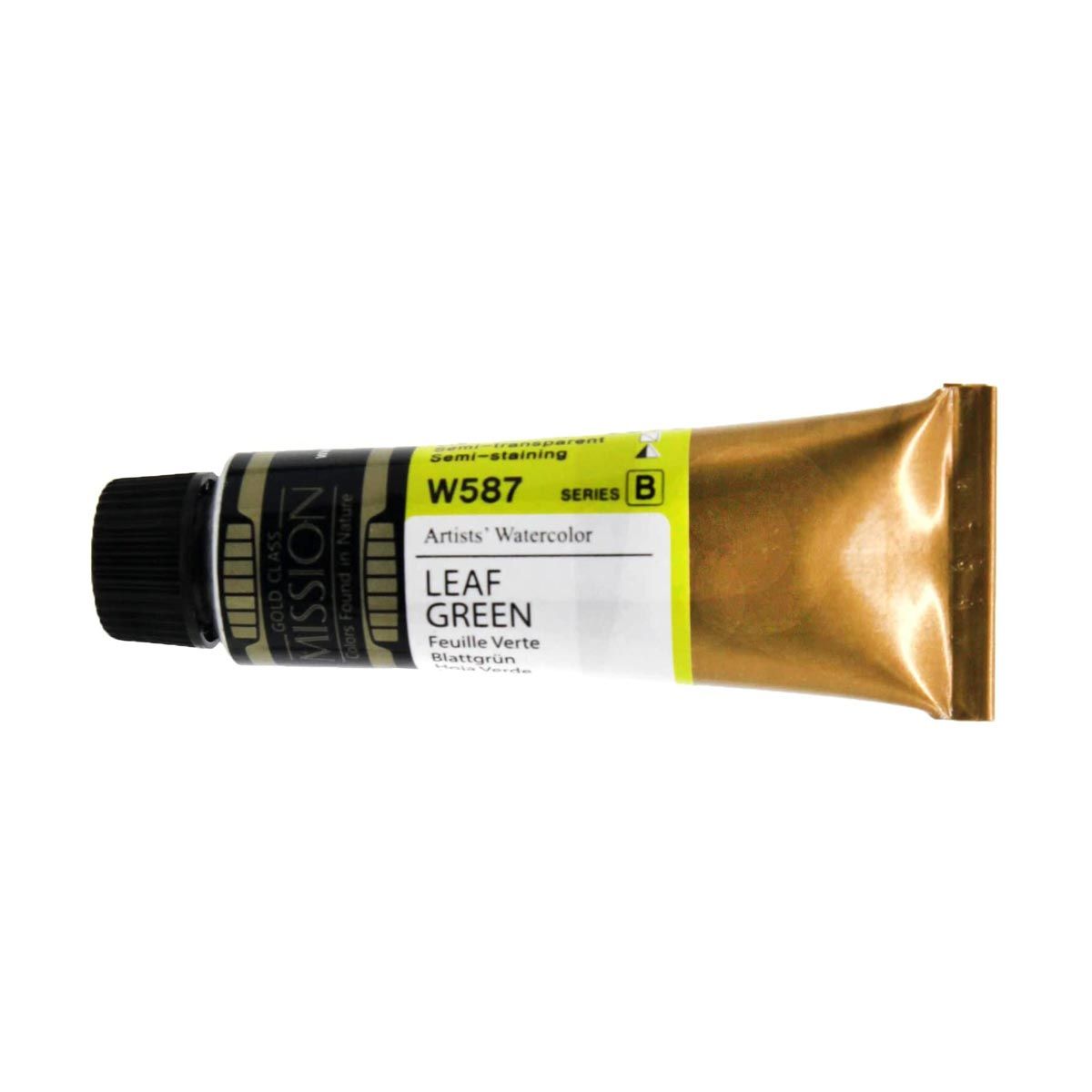 Mission Gold Watercolour Leaf Green 15ml