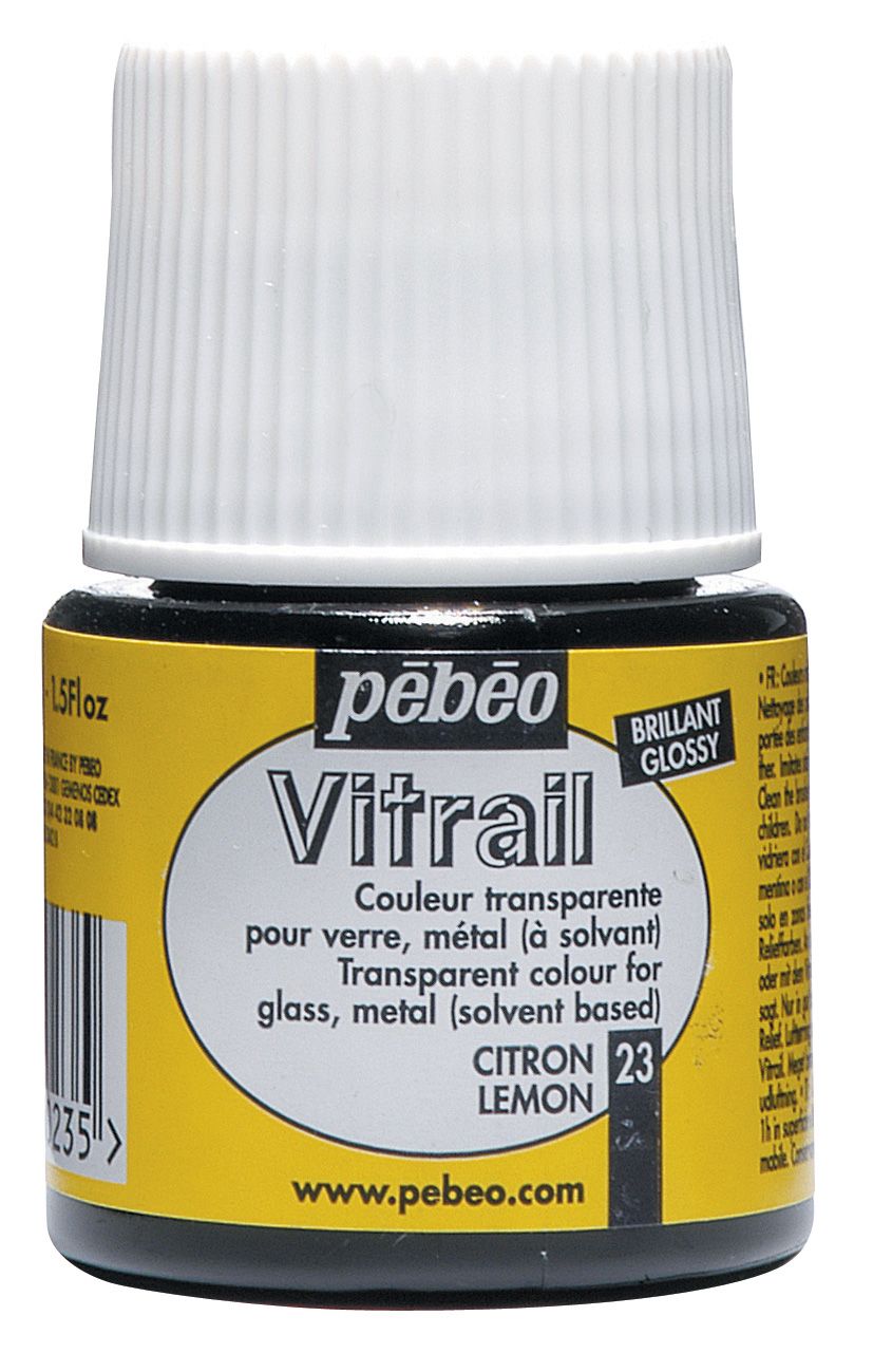 Pebeo Vitrail Transparent Lemon 45 ml