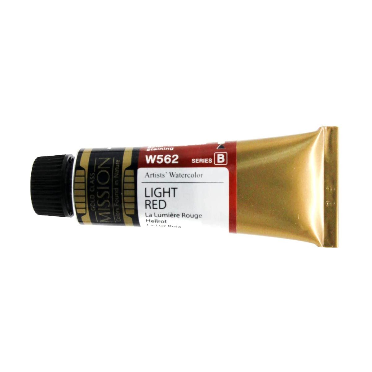 Mission Gold Watercolour Light Red 15ml