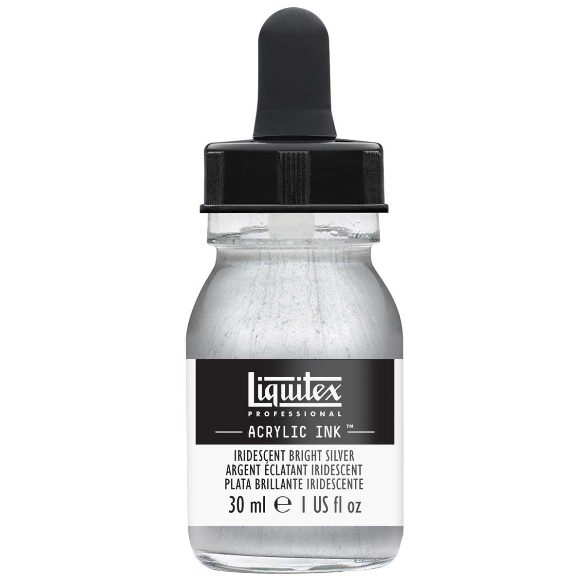 Liquitex Professional Acrylic Ink - Iridescent Bright Silver 30ml/1oz